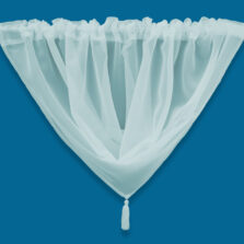 Plain Voile Swag Eau De Nil