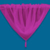 Plain Voile Swag Fuchsia - Image 2