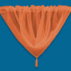 Plain Voile Swag Orange - Image 2