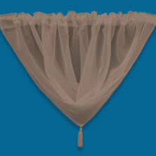 Plain Voile Swag Sand