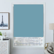 Plain Blackout Roller Blind Sea Green