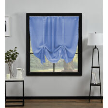 Plain Voile Tie Blind Baby Blue