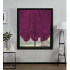 Plain Voile Tie Blind Burgundy - Image 2