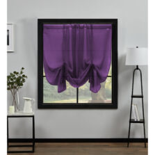 Plain Voile Tie Blind Grape