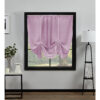 Plain Voile Tie Blind Soft Pink - Image 2