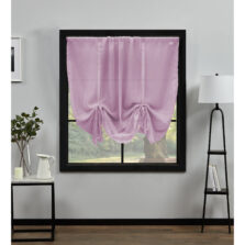 Plain Voile Tie Blind Soft Pink