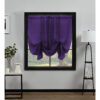 Plain Voile Tie Blind Purple - Image 2