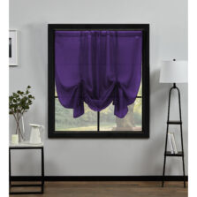 Plain Voile Tie Blind Purple