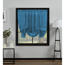 Plain Voile Tie Blind Soft Teal