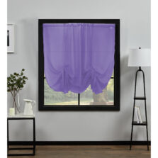 Plain Voile Tie Blind Violet