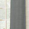 Plain Textured Voile Panel Grey - Image 2
