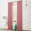 Plain Textured Voile Panel Blush Pink - Image 3