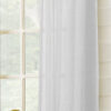 Plain Textured Voile Panel White - Image 2