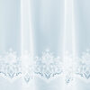Eva White Embroidered Voile Curtain - Image 3