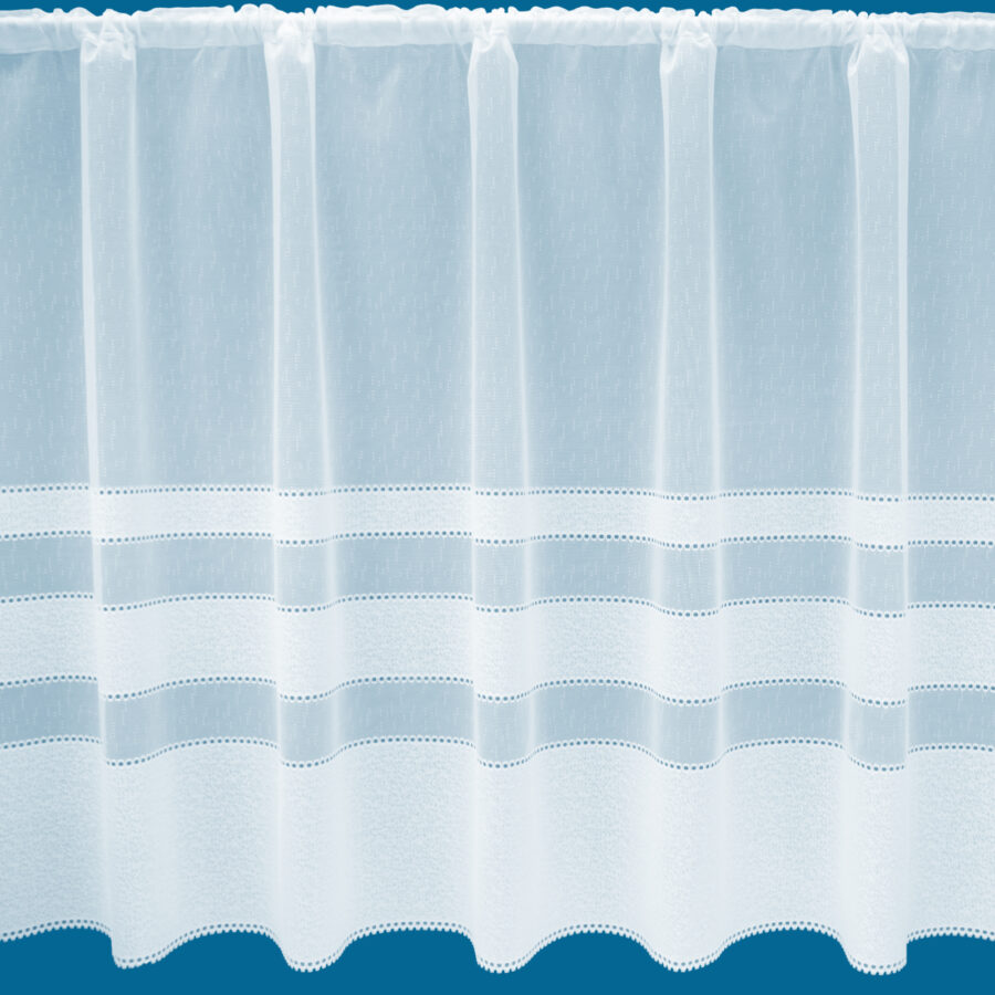 Geneva White Net Curtain