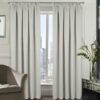 Barbados Natural Blockout Ready Made Curtains - Image 2