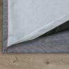 Crete Chenille Grey Lined Blackout Eyelet Curtains - Image 4
