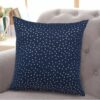 Dotty Navy Cushion Cover - Image 2