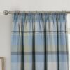 Dundee Duck Egg Faux Wool Lined Ready Made Curtains - Image 3
