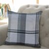 Dundee Grey Faux Wool Cushion Cover - Image 2