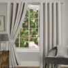 Harriet Natural Eyelet Blackout Ready Made Curtains - Image 2