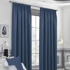 Harriet Navy Blackout Ready Made Curtains - Image 2