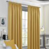 Harriet Ochre Blackout Ready Made Curtains - Image 2