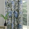 Ingrid Blue Lined Ready Made Curtains - Image 3