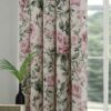Ingrid Pink Lined Ready Made Curtains - Image 3