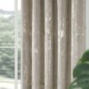 Michaela Champagne/Gold Eyelet Fully Lined Ready Made Curtains - Image 3
