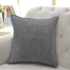 Salerno Faux Wool Charcoal Cushion Cover