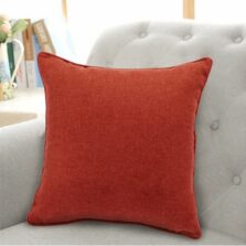 Salerno Faux Wool Terracotta Cushion Cover