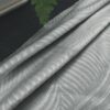 Valerie Silver Velour Eyelet Blackout Lined Ready Made Curtains - Image 5