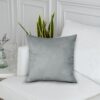 Valerie Silver Velour Cushion Cover - Image 2