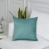 Valerie Teal Velour Cushion Cover - Image 2