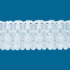 Kasbah White Café Net Curtain