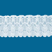 Kasbah White Café Net Curtain