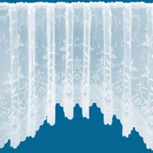 Butterfly Jardinière Net Curtain White