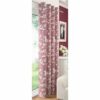 Willow Leaf Design Headed Eyelet Voile Panel Blush Pink - Image 3