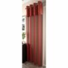 Crushed Headed Eyelet Voile Panel Orange - Image 2