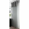 Crushed Headed Eyelet Voile Panel Silver - Image 2