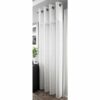 Crushed Headed Eyelet Voile Panel White - Image 2