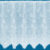Butterfly net curtain with delicate white embroidered design