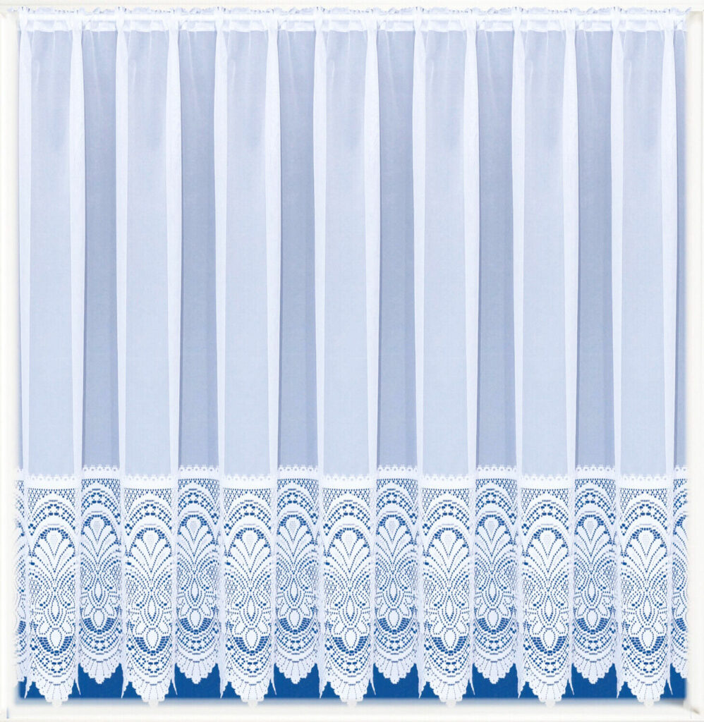 Brussels Base Lace Net Curtain White NetCurtains.co.uk