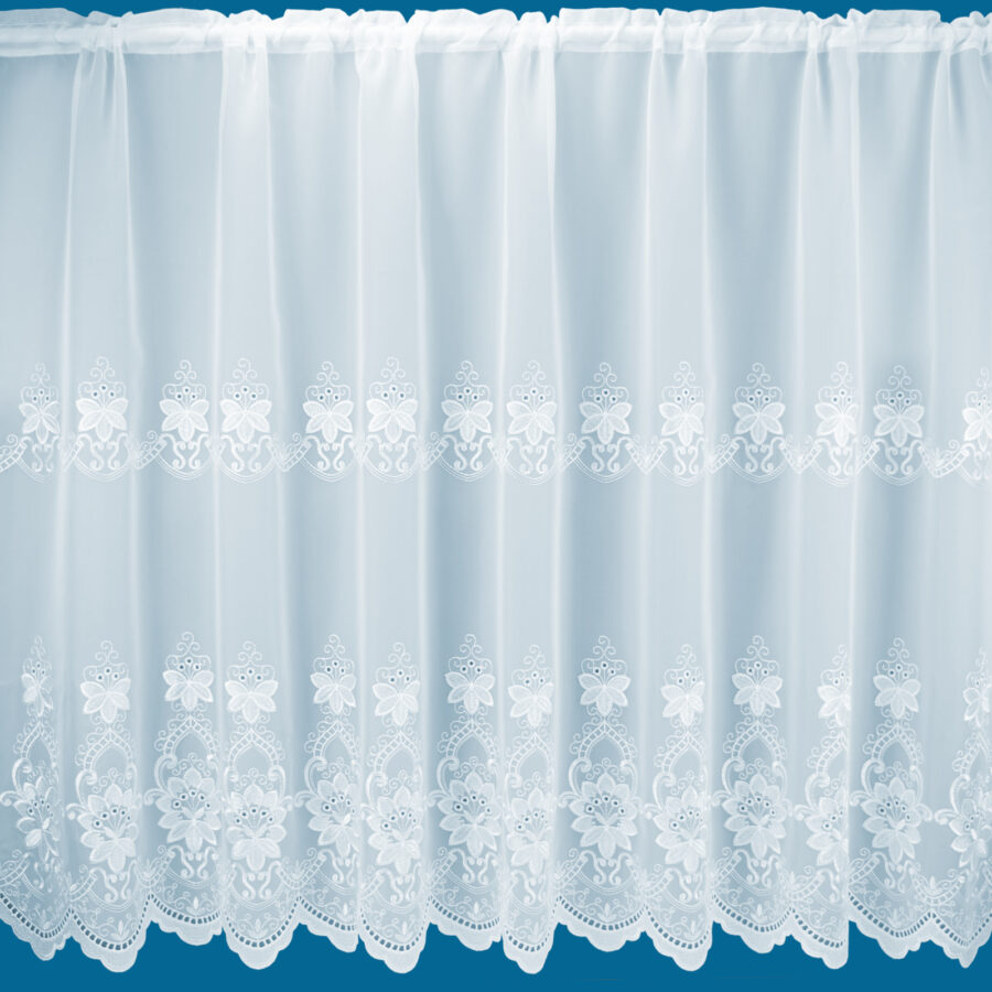 Annette White Voile Curtain