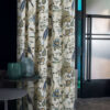 Knightsbridge Blue Lined Pencil Pleat Ready Made Curtains - Image 4