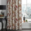 Knightsbridge Terracotta Lined Pencil Pleat Ready Made Curtains - Image 4