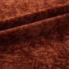 Hampstead Terracotta Crushed Chenille Blackout Lined Ready Made Curtains - Image 5