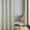 Athens Cream Eyelet Self Lined Blackout Ready Made Curtains - Image 4