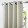 Athens Cream Eyelet Self Lined Blackout Ready Made Curtains - Image 3